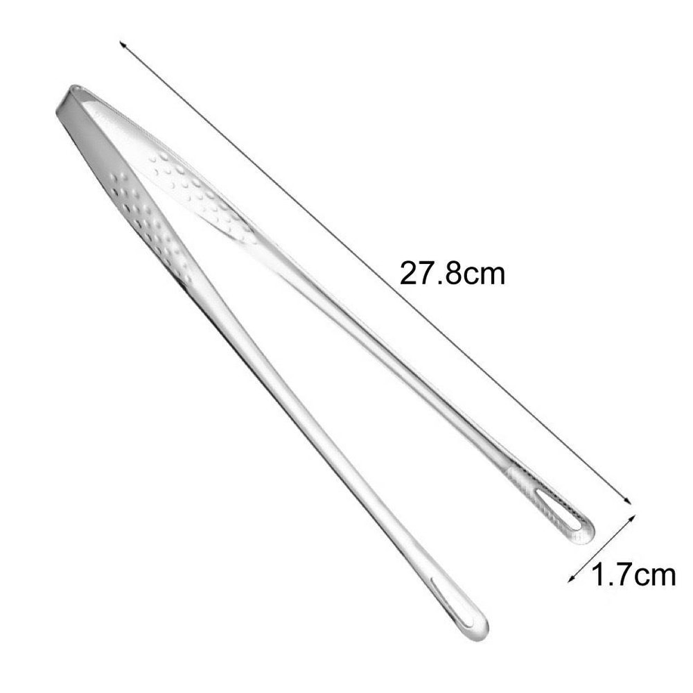 Premium 304 Stainless Steel BBQ Tongs For Grilling Steak Flipping Kitchen Cooking 4