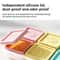 Silicone Baby Food Freezer Tray with Lids 6 x 4oz Baby Food Storage Containers