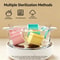 Silicone Baby Food Freezer Tray with Lids 6 x 4oz Baby Food Storage Containers