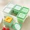 Silicone Baby Food Freezer Tray with Lids 6 x 4oz Baby Food Storage Containers