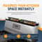Adjustable Magnetic Stove Shelf Kitchen Organizer With Extendable Spice Rack Storage 5