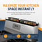 Adjustable Magnetic Stove Shelf Kitchen Organizer With Extendable Spice Rack Storage 5