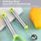 Stainless Steel Fruit Baller Set 3Piece Melon Scooper Fruit Carving Tool Kit 2