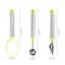 Stainless Steel Fruit Baller Set 3Piece Melon Scooper Fruit Carving Tool Kit 4