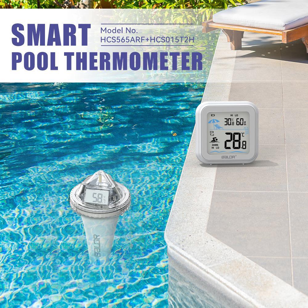 Smart Wireless Floating Pool Thermometer With 360 LCD Display Indoor Temperature Monitor 1