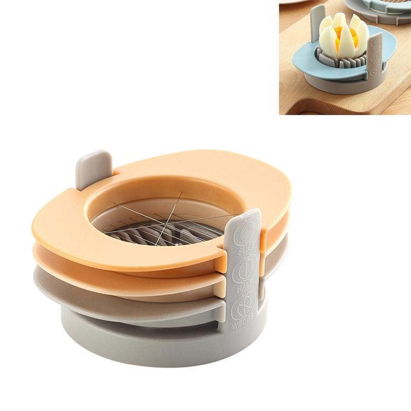 3-in-1 Egg Slicer & Soft Fruit Cutter for Strawberries, Bananas, Mushrooms and More