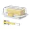 Butter Slice Keeper Box with Measuring Spoon Lid for Precise Portions and Fresh Storage