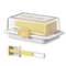 Butter Slice Keeper Box with Measuring Spoon Lid for Precise Portions and Fresh Storage