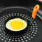 4-Inch Egg Ring Mold Stainless Steel Non-Stick Egg Cooker Ring with Heat-Resistant Handle