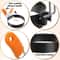 4-Inch Egg Ring Mold Stainless Steel Non-Stick Egg Cooker Ring with Heat-Resistant Handle
