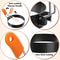 4-Inch Egg Ring Mold Stainless Steel Non-Stick Egg Cooker Ring with Heat-Resistant Handle