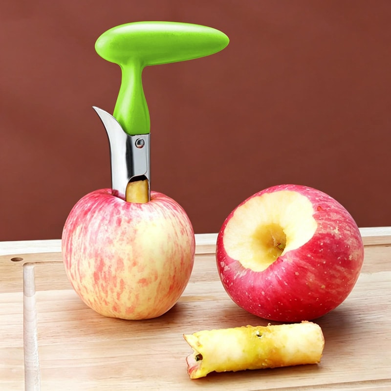 Stainless Steel Fruit Corer With Ergonomic Handle Easy Apple Corer Fruit Seed Remover 8