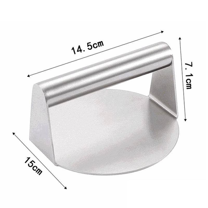 Stainless Steel Hamburger Patty Press Heavy Duty Burger Press For Perfect Homemade Patties 5