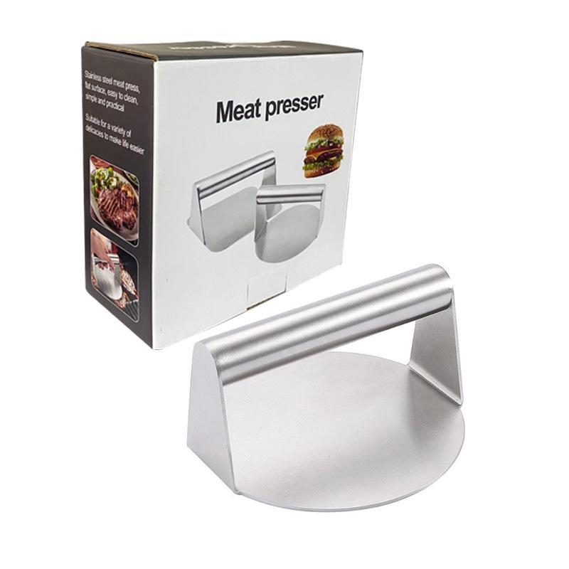 Stainless Steel Hamburger Patty Press Heavy Duty Burger Press For Perfect Homemade Patties 6