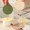 Universal Silicone Cup Lid Set Leak Proof Reusable Food Grade Covers for Cups, Mugs & Bowls