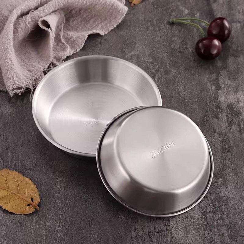 Premium 304 Stainless Steel Sauce Dish 8cm Round Dipping Bowl for Condiments & Serving
