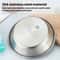 Premium 304 Stainless Steel Sauce Dish 8cm Round Dipping Bowl for Condiments & Serving