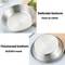 Premium 304 Stainless Steel Sauce Dish 8cm Round Dipping Bowl for Condiments & Serving