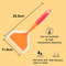Wide Silicone Tamagoyaki Spatula for Nonstick Cookware Heat-Resistant Cooking Turner