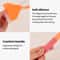Wide Silicone Tamagoyaki Spatula for Nonstick Cookware Heat-Resistant Cooking Turner