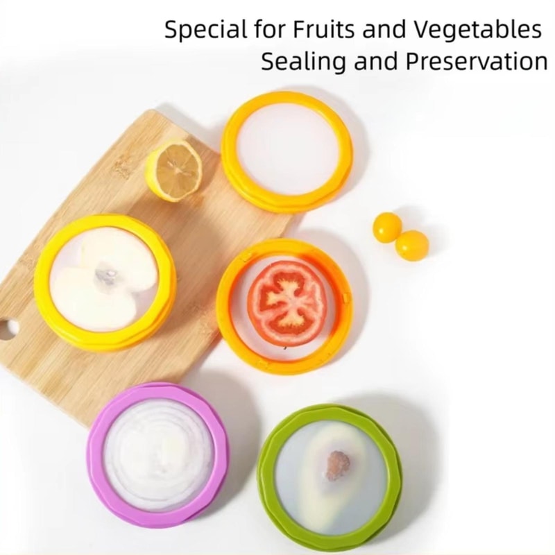 Airtight Food Storage Containers Set of 4 for Fridge Organization and Fresh Food Keeping