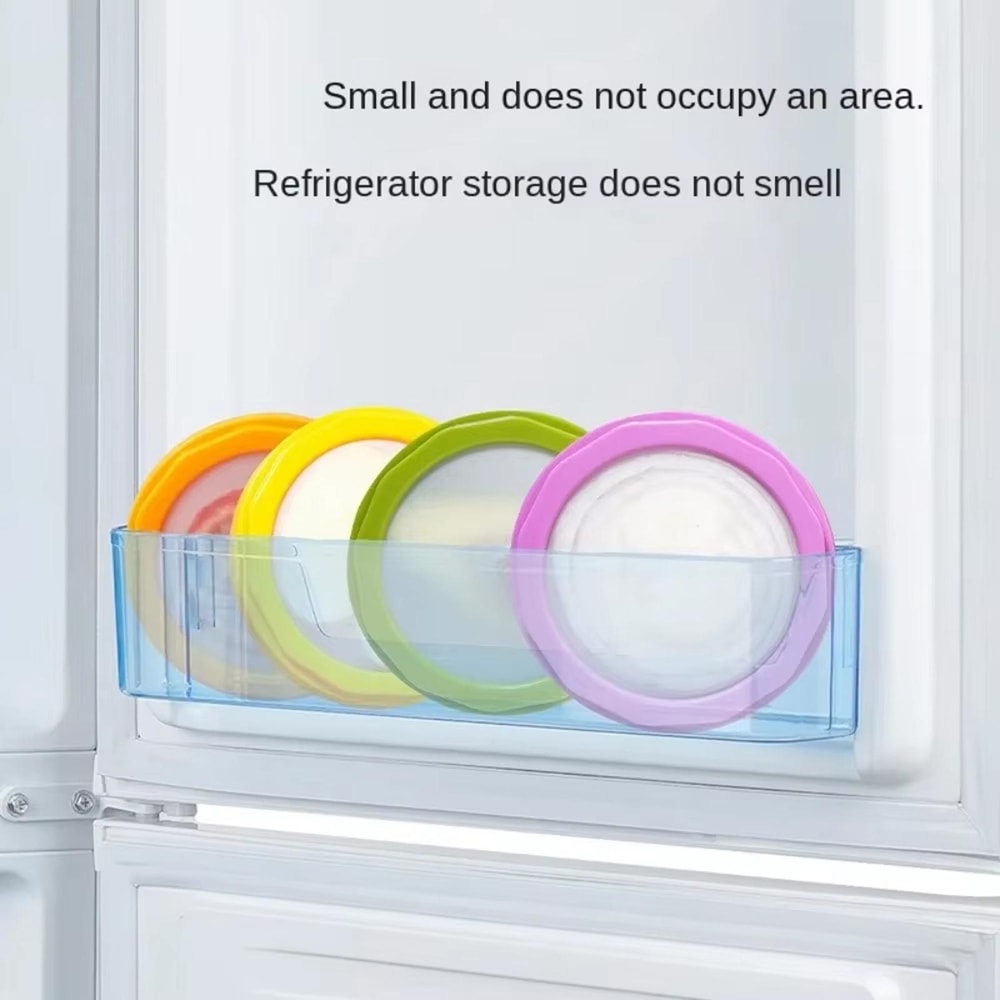 Airtight Food Storage Containers Set of 4 for Fridge Organization and Fresh Food Keeping