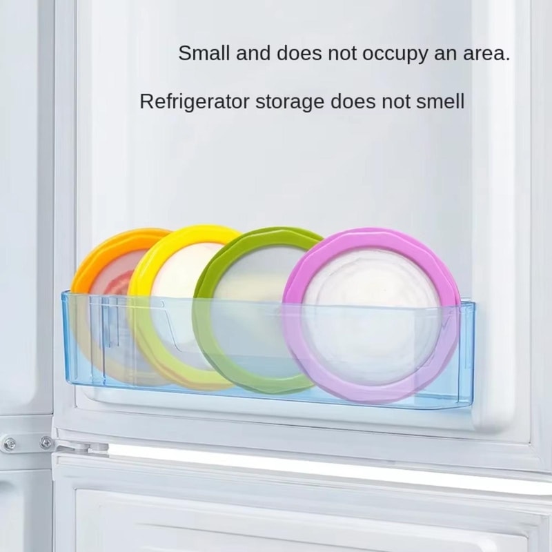 Airtight Food Storage Containers Set of 4 for Fridge Organization and Fresh Food Keeping