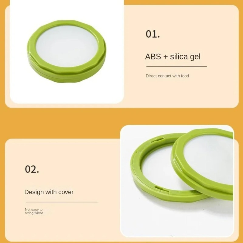 Airtight Food Storage Containers Set of 4 for Fridge Organization and Fresh Food Keeping