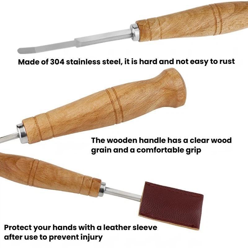 Artisan Bread Lame Scoring Tool Set with 5 Blades, Bread Scoring Knife & Leather Sheath