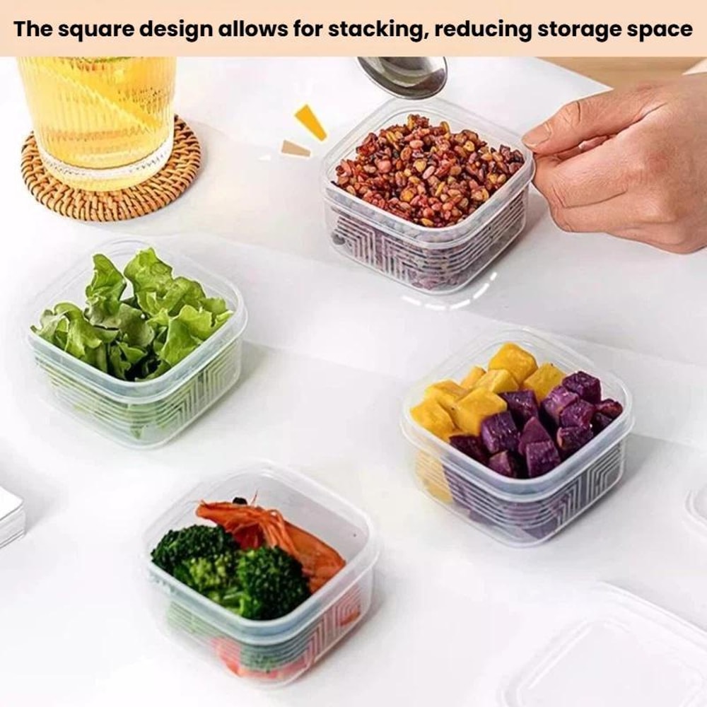 Airtight Food Storage Container for Freezer, Microwave & Refrigerator Organization