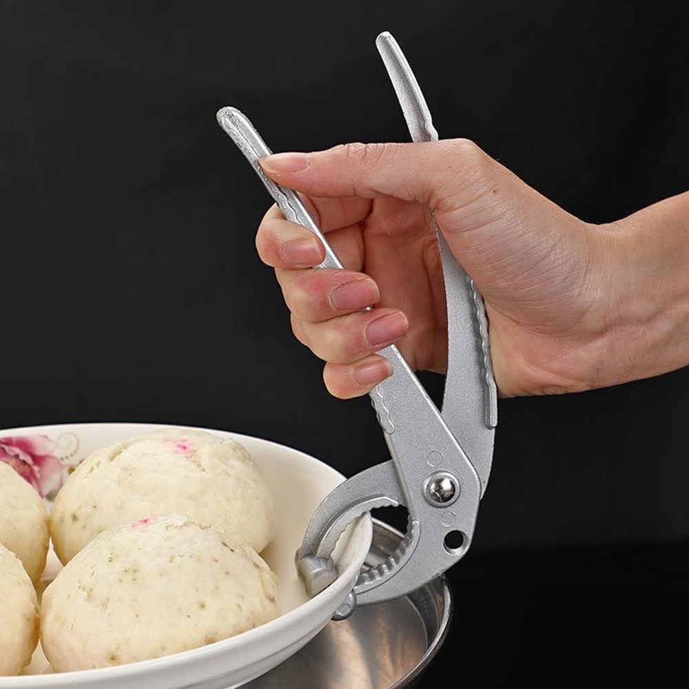 Heat-Resistant Aluminum Alloy Pot Lifter Tongs for Hot Trays, Clay Pots & Serving Dishes