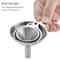 Stainless Steel Kitchen Funnel Set for Oil, Spices & Liquid Transfer, 3 Piece Dispenser Collection
