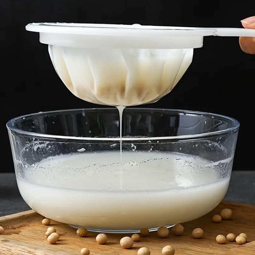 Ultra Fine 100 Mesh Soy Milk Strainer for Juice, Coffee, Honey & Smooth Filtration