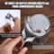 Easy Grip Stainless Steel Mason Jar Lid Opener & Bottle Opener for Effortless Jar Opening