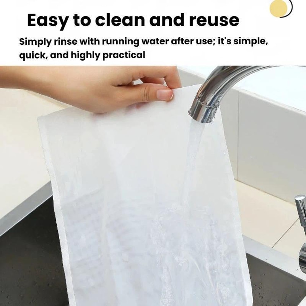 Ultra-Fine Nylon Soy Milk Filter Bag 100 Mesh Reusable Juice Strainer for Homemade Drinks