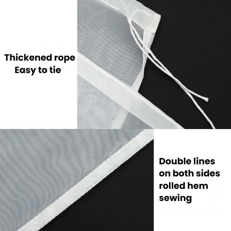 Ultra-Fine Nylon Soy Milk Filter Bag 100 Mesh Reusable Juice Strainer for Homemade Drinks