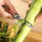Stainless Steel Vegetable Peeler and Fruit Slicer with Ergonomic Grip