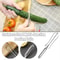 Stainless Steel Vegetable Peeler and Fruit Slicer with Ergonomic Grip