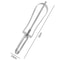 Stainless Steel Vegetable Peeler and Fruit Slicer with Ergonomic Grip
