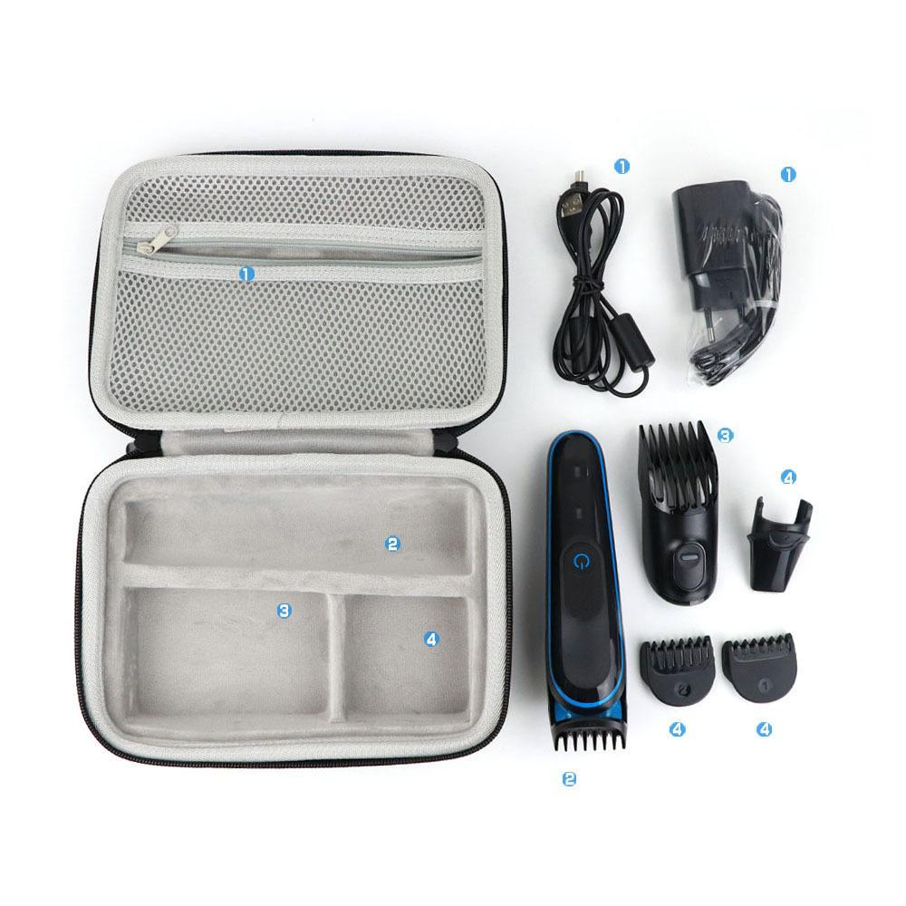 Braun MGK Grooming Kit Travel Case Waterproof EVA Beard Trimmer Storage Organizer