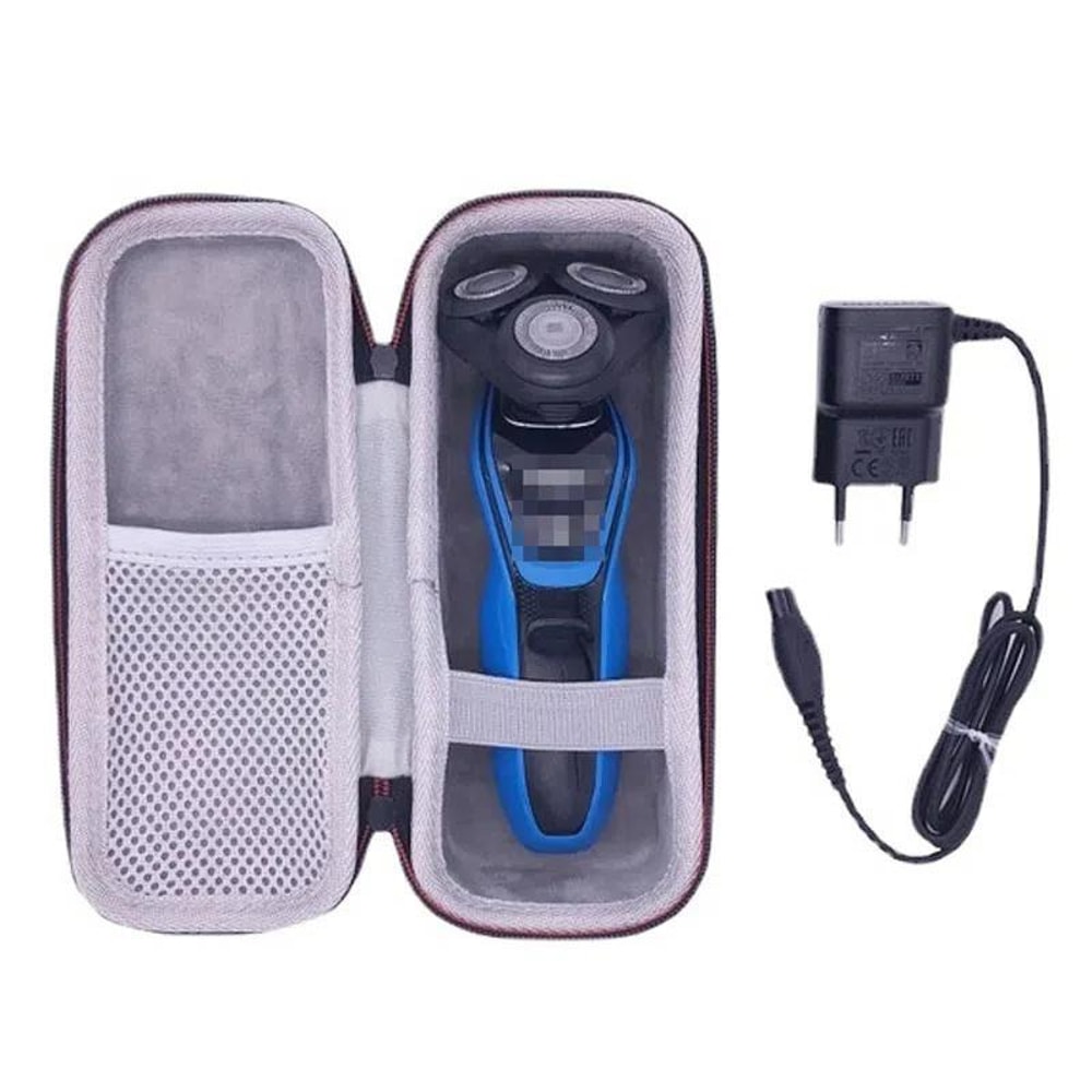 Philips Shaver Travel Case Waterproof EVA Protective Storage Pouch with Accessory Organizer