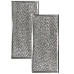 microwave grease filter replacement 2 pack for whirlpool, kenmore & maytag 11 x 6-1/4 inch