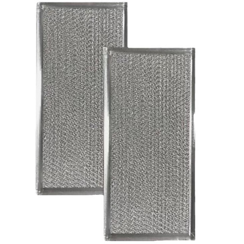 Microwave Grease Filter Replacement 2 Pack for Whirlpool, Kenmore & Maytag 11 x 6-1/4 Inch