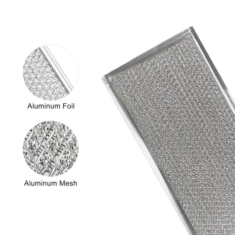 Microwave Grease Filter Replacement 2 Pack for Whirlpool, Kenmore & Maytag 11 x 6-1/4 Inch