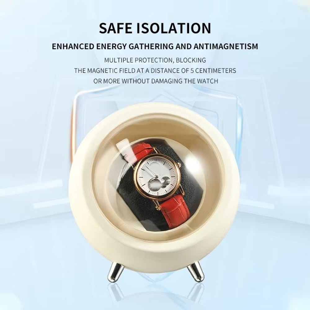 Luxury Automatic Watch Winder With AntiMagnetic Watch Winder Protection Silent Motor 2