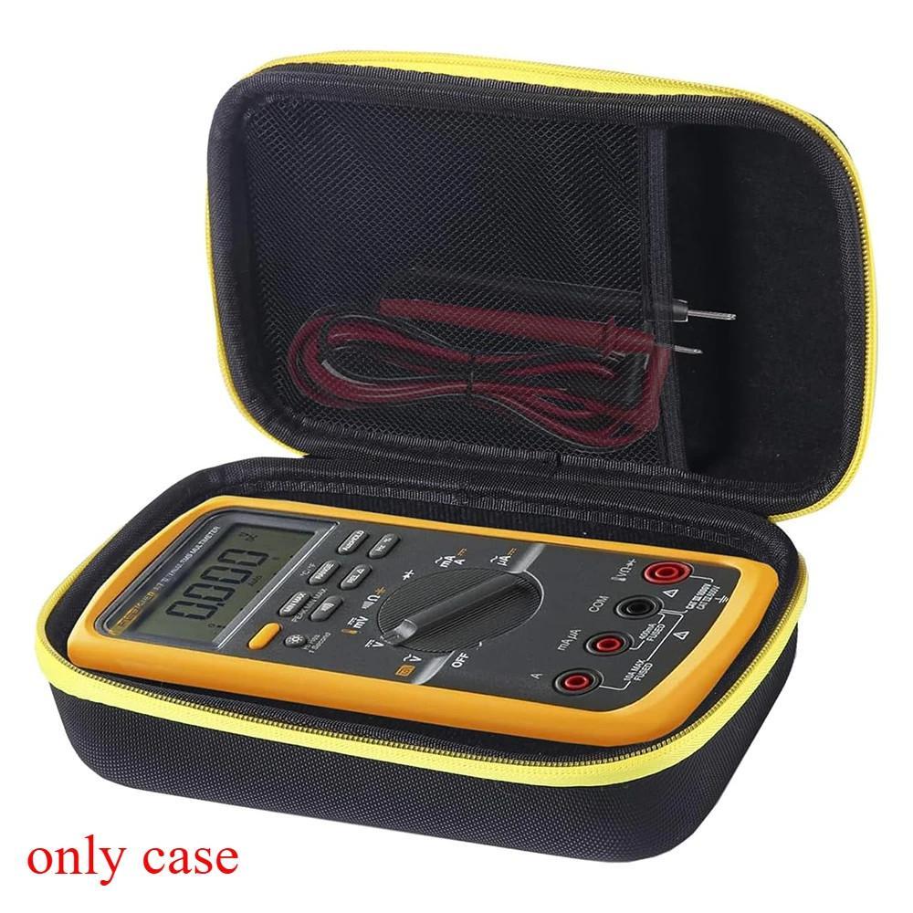 Fluke Multimeter Hard Carrying Case Waterproof EVA Storage Bag with Custom Foam Insert