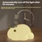 Astronaut Moon Silicone Night Light For Kids Rechargeable Warm LED Nursery Lamp 3