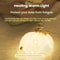 Astronaut Moon Silicone Night Light For Kids Rechargeable Warm LED Nursery Lamp 4