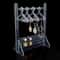 Clear Acrylic Jewelry Organizer Stand for Earrings, Necklaces & Bracelets Display Rack