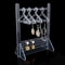 Clear Acrylic Jewelry Organizer Stand for Earrings, Necklaces & Bracelets Display Rack